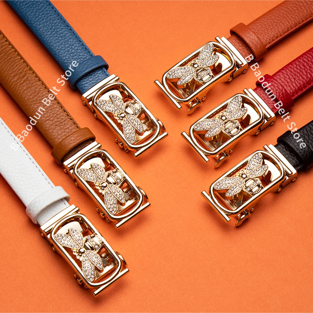 Little Bee Cowhide Leather Belts