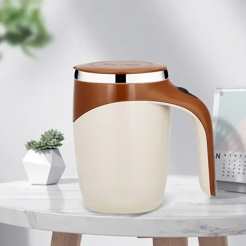 Self-stirring Rechargeable Coffee Cup Stainless Steel