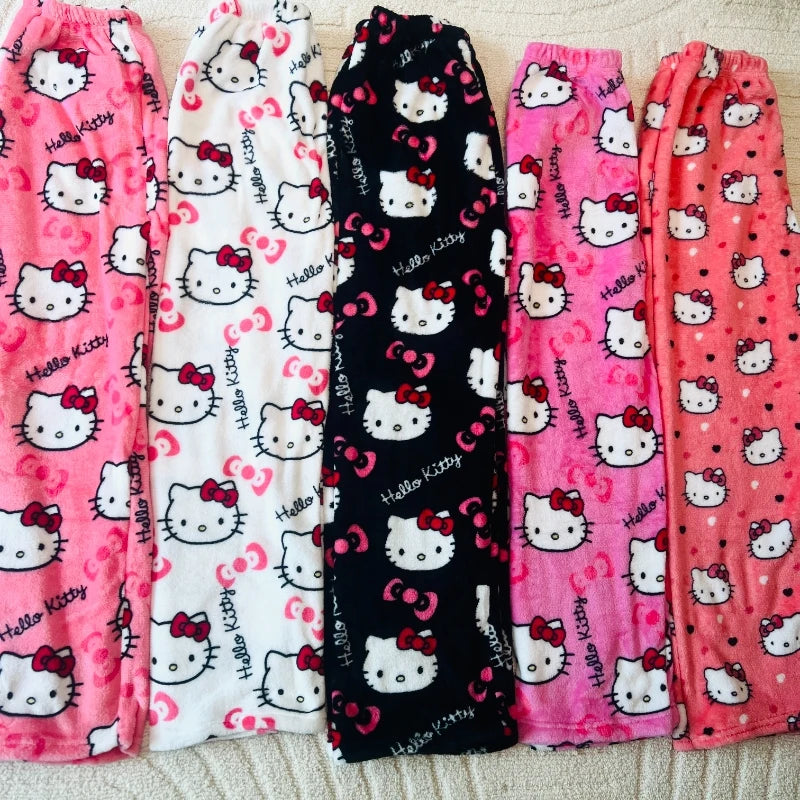 Sanrio Cartoon Pajamas Anime Hello Kitty