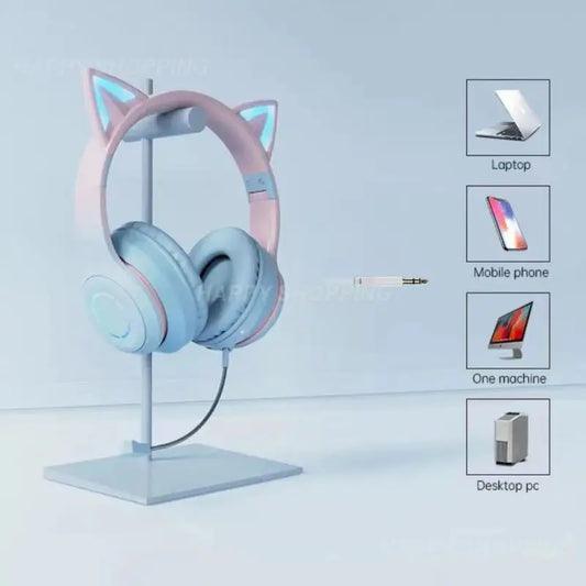 Kawaii Cat Ear Headphones