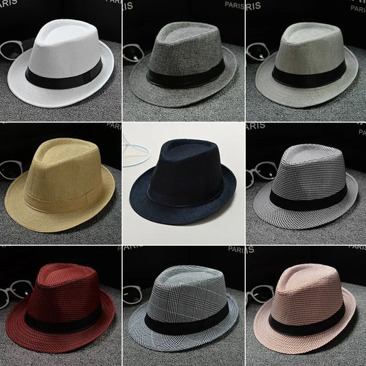 New Fashion Wide Brim Retro Jazz Caps