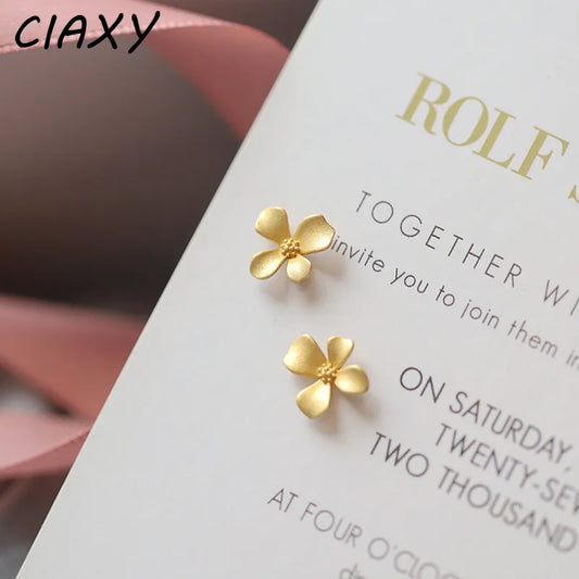 Korea Fashion Flower Studs Earings