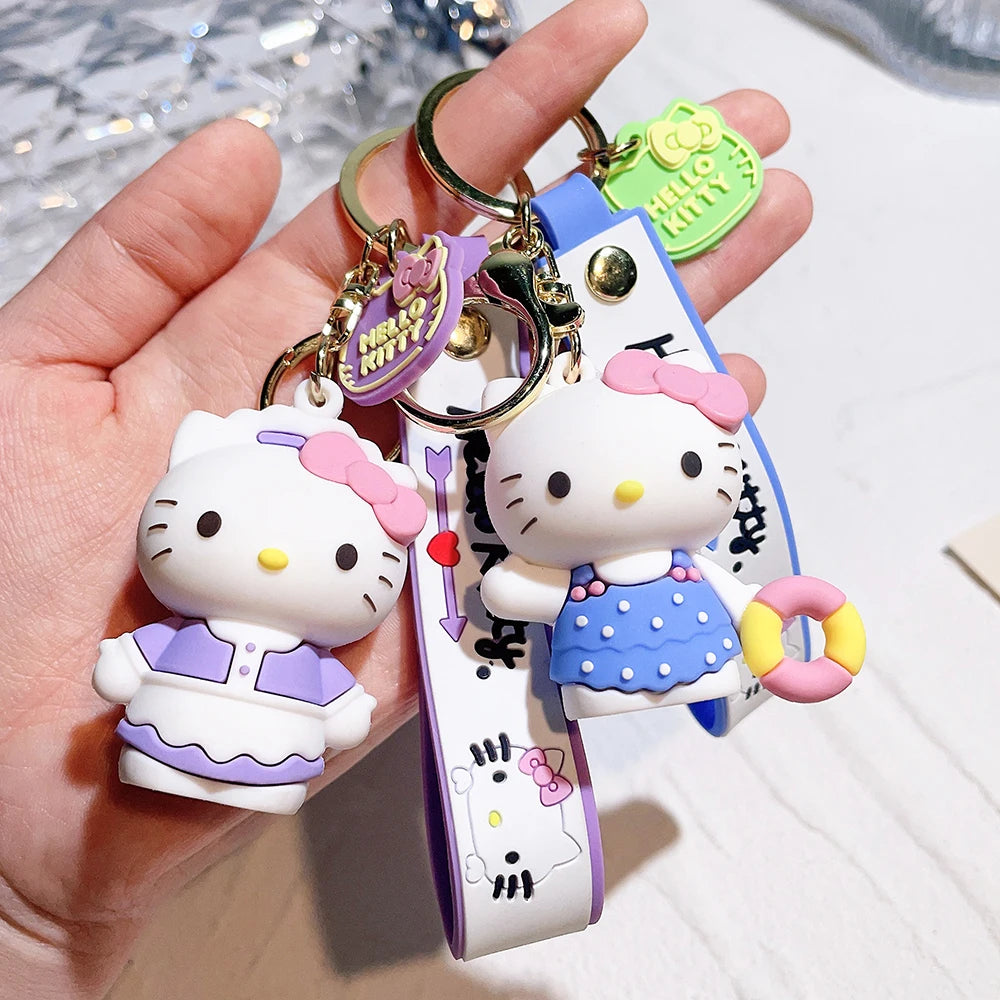 Kawaii Anime Sanrio Hello Kitty Keychain