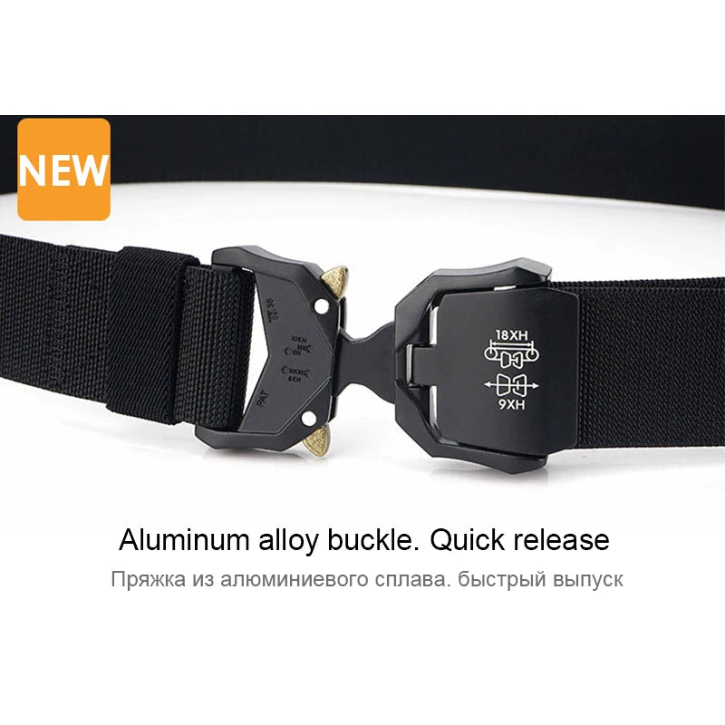 VATLTY Elastic Aluminum Alloy Buckle Belt