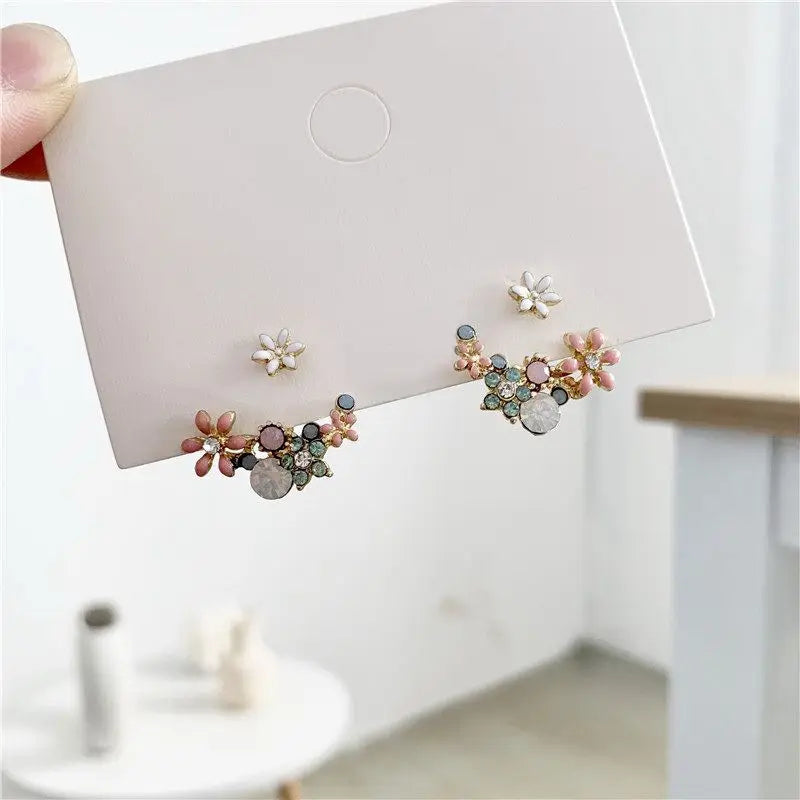 Korean Crystal Zircon Bee Butterfly Earring