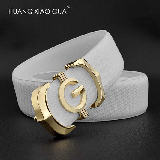 Luxury Leather G Letter buckle Belts