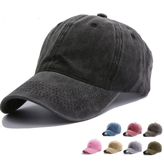 Solid Spring Summer Ponytail Baseball Hats