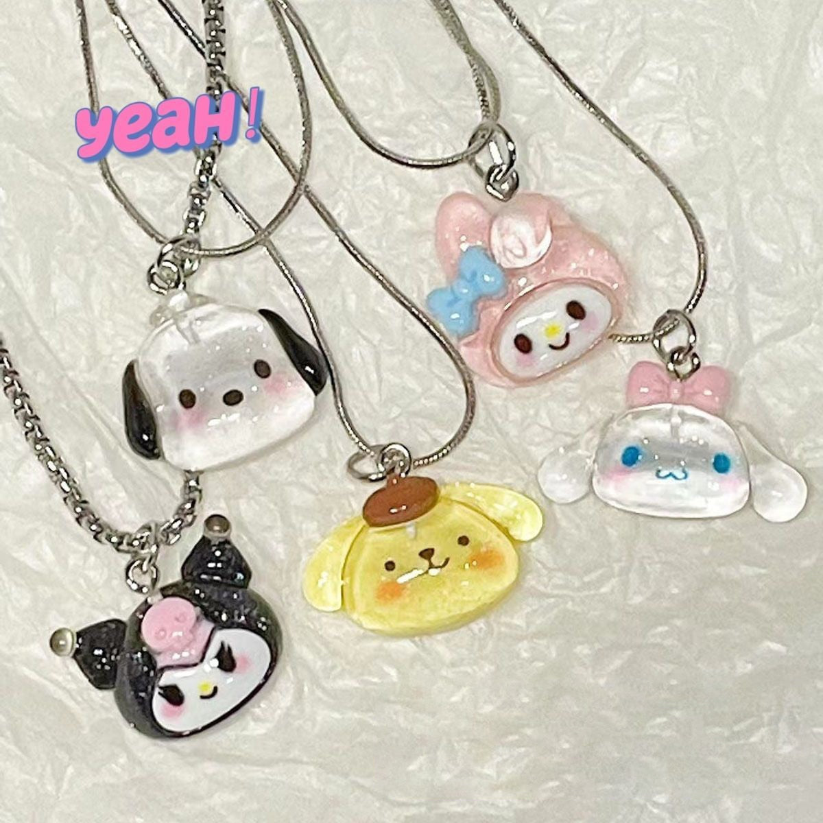 Kawaii Sanrio Kuromi Cinnamoroll Necklace